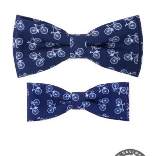 Sada pánského a chlapeckého bavlněného motýlku z unikátní kolekce Avantgard Otec a syn.